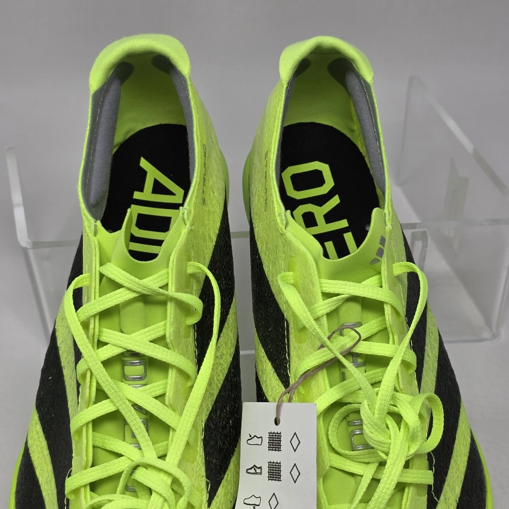 adidas Mens Sz 8.5 ADIZERO PRIME SP 3 STRUNG Track Spikes Lucid Lemon IH5800 NEW - Picture 9 of 12
